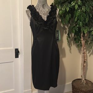 London Style Nights Black Evening Dress
